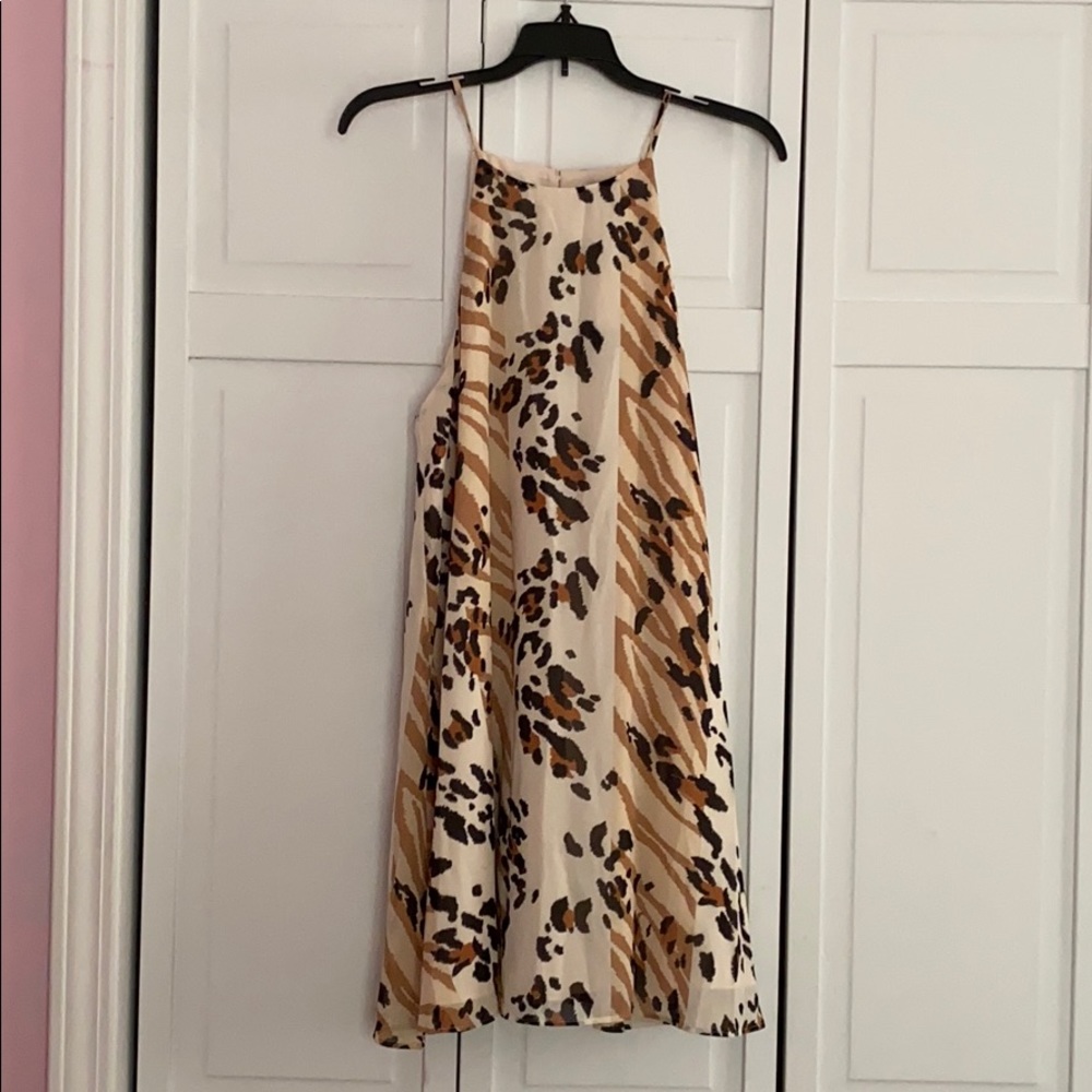 Animal print dress